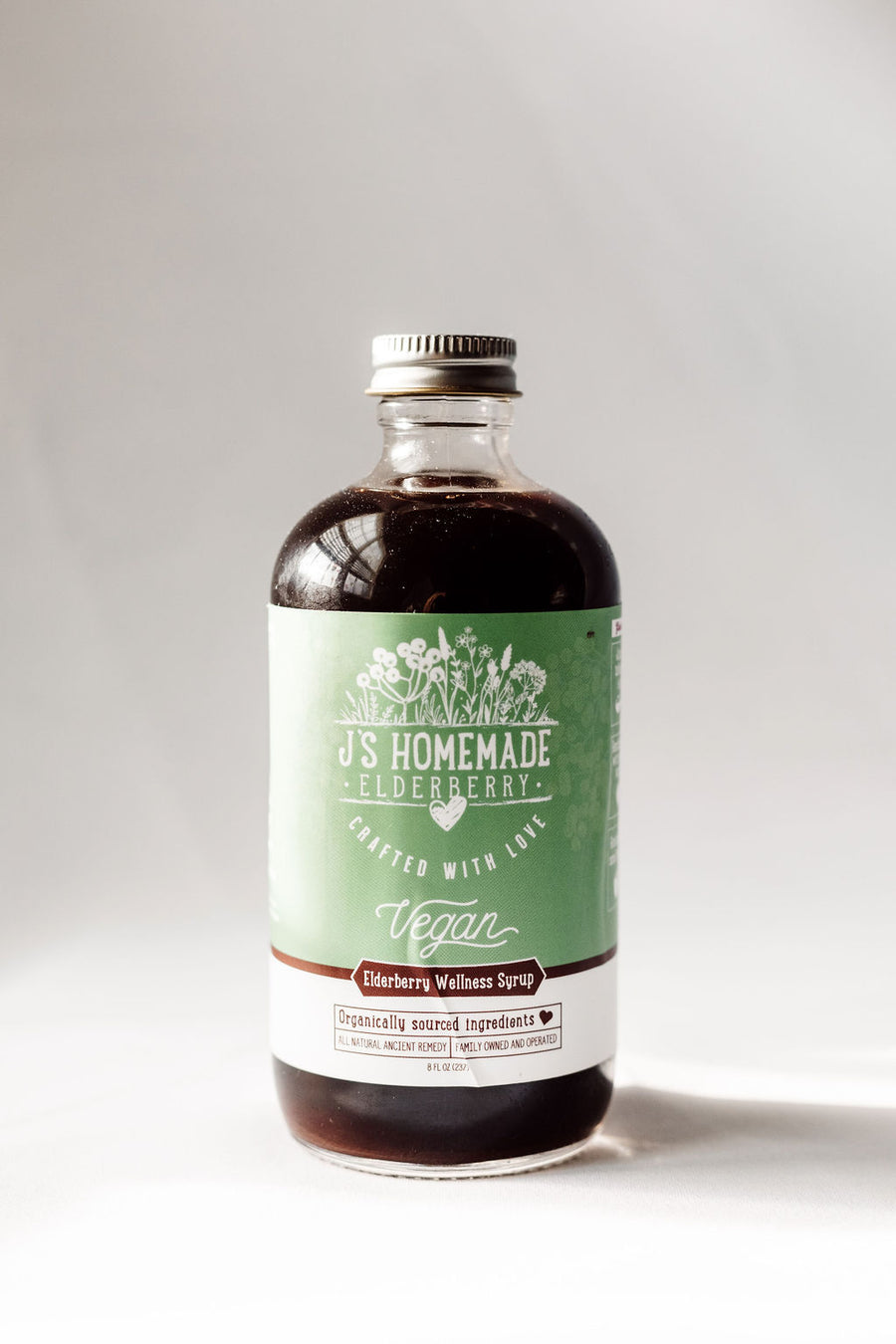 Large Vegan Elderberry Syrup
