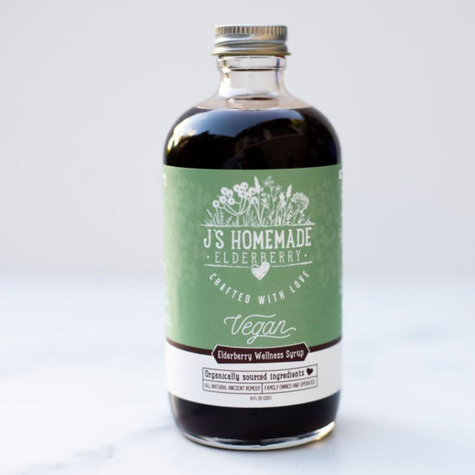 Small Vegan Elderberry Syrup