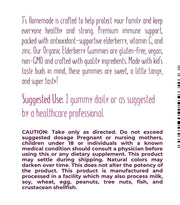 PRE ORDER: Organic Elderberry Gummies